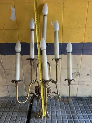 Aplique pared bronce