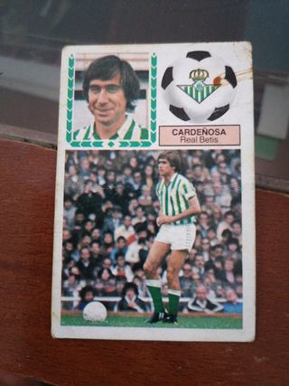 cromos estampas Liga 83-84. Betis