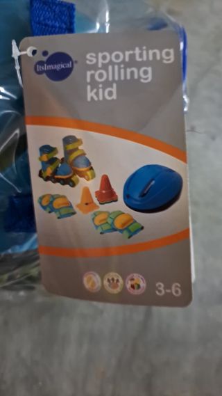 Protectores y patines  niño nuevos