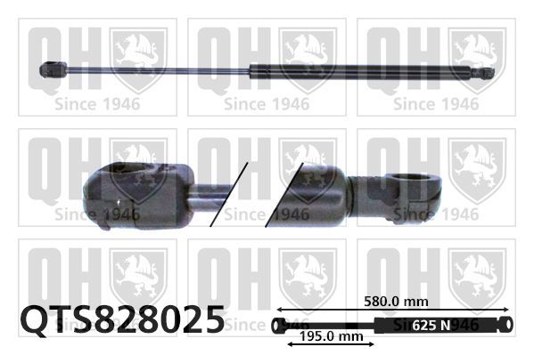 Novo amortecedor do tronco CITRON QTS828025