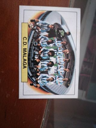 cromos estampas Liga 83-84. Málaga