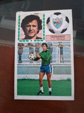cromos estampas Liga 83-84. Málaga