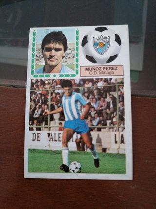 cromos estampas Liga 83-84. Málaga