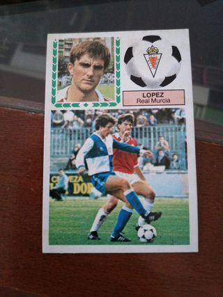 cromos estampas Liga 83-84. Murcia