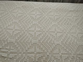 Colcha ganchillo hecha a mano