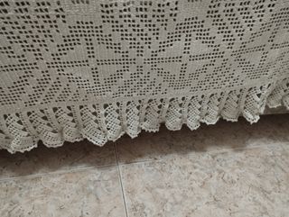 Colcha ganchillo hecha a mano