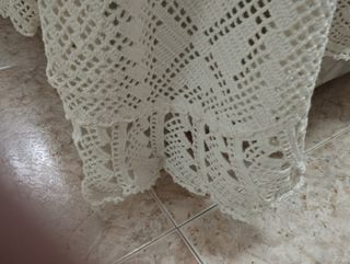 Colcha ganchillo hecha a mano