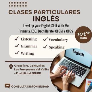 Clases particulares de Inglés