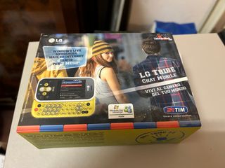 cellulare lg tribe chat mobile + scatola accessori