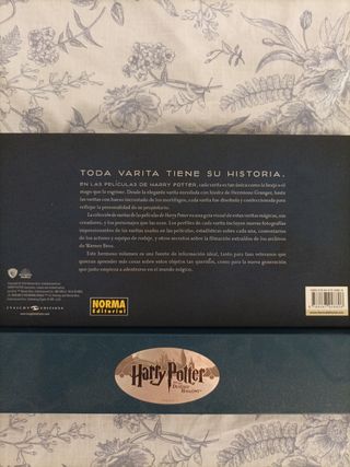 varita y libro Harry Potter