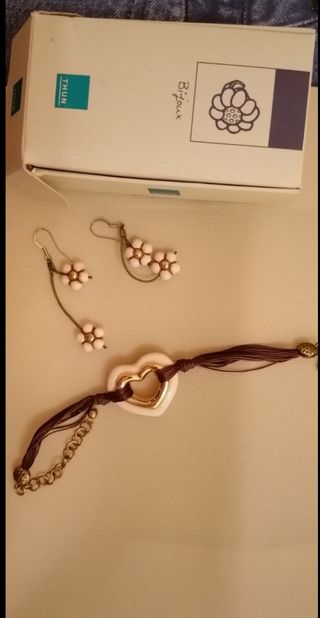 Bracciale e orecchini thun