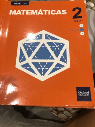 Libro matemáticas 2 eso Oxford