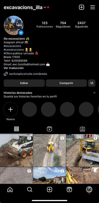 Excavacions i petita construcció