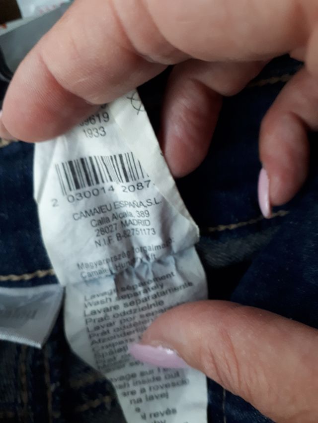 Jeans Camaieu blu scuro taglio dritto