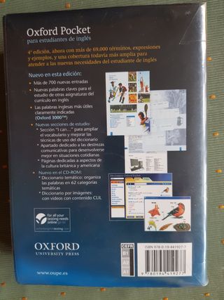 Diccionario Oxford Pocket