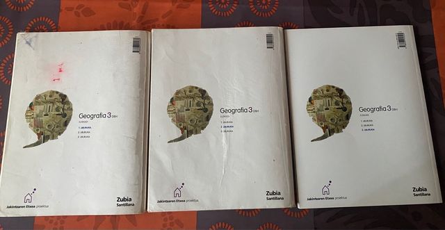 libros de geografía 3 DBH (Euskera)