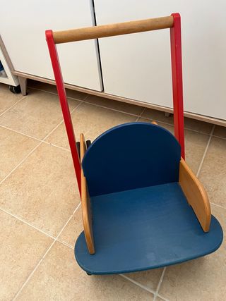 Correpasillos/andador madera. IMPECABLE!!!