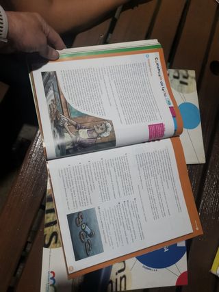 Libros lengua gallega 4 eso Anaya forrados