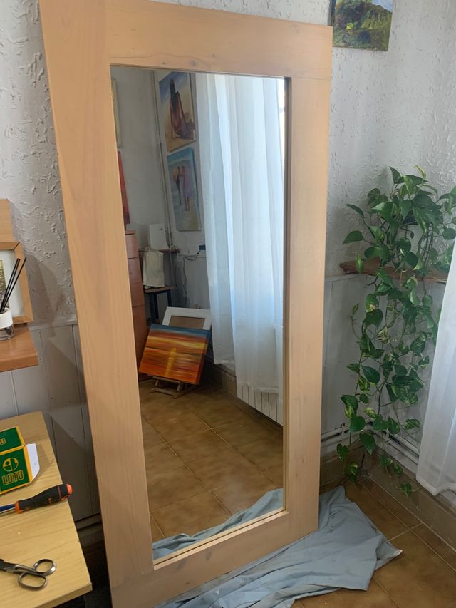 Grande specchio in stile nordico