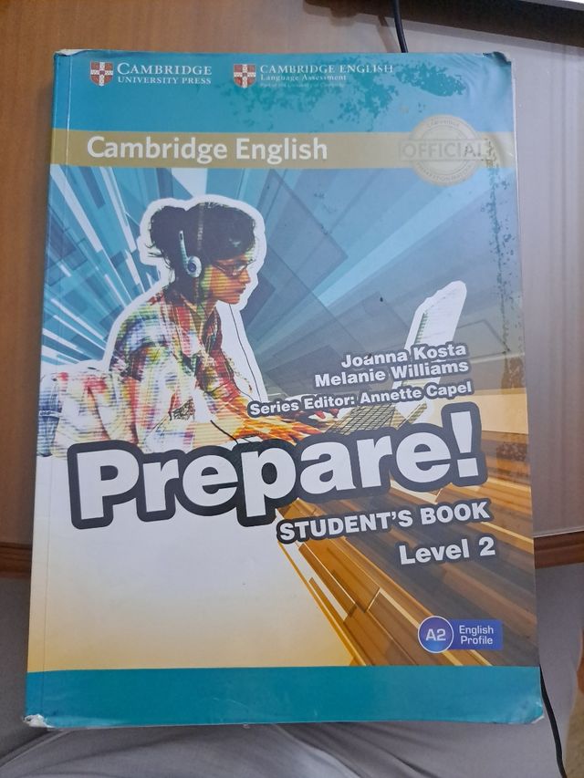Libro de inglés Prepare!