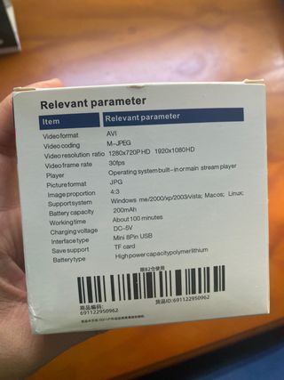 Mini camara dv sq11 HD