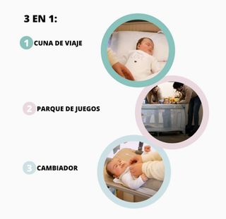 Cuna de viaje ASALVO 120x60 Mix Plus