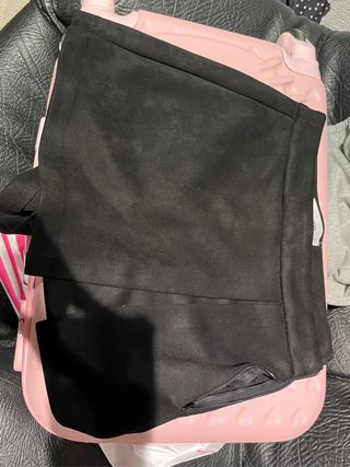 falda pantalon negra