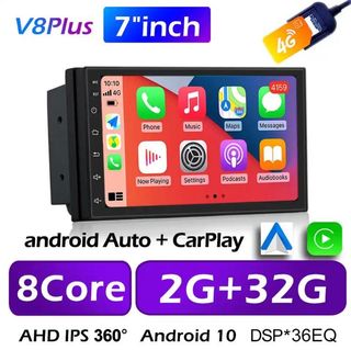 radio pantalla para coche carplay +android 2G +34G