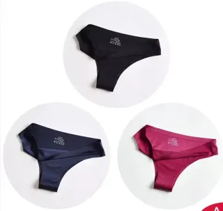 Pack 3 Braguitas Sin Costuras Elásticas