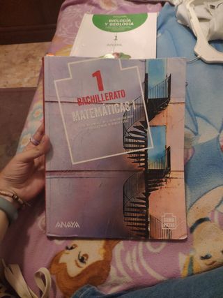 Libro Matemáticas 1 bachillerato Anaya 