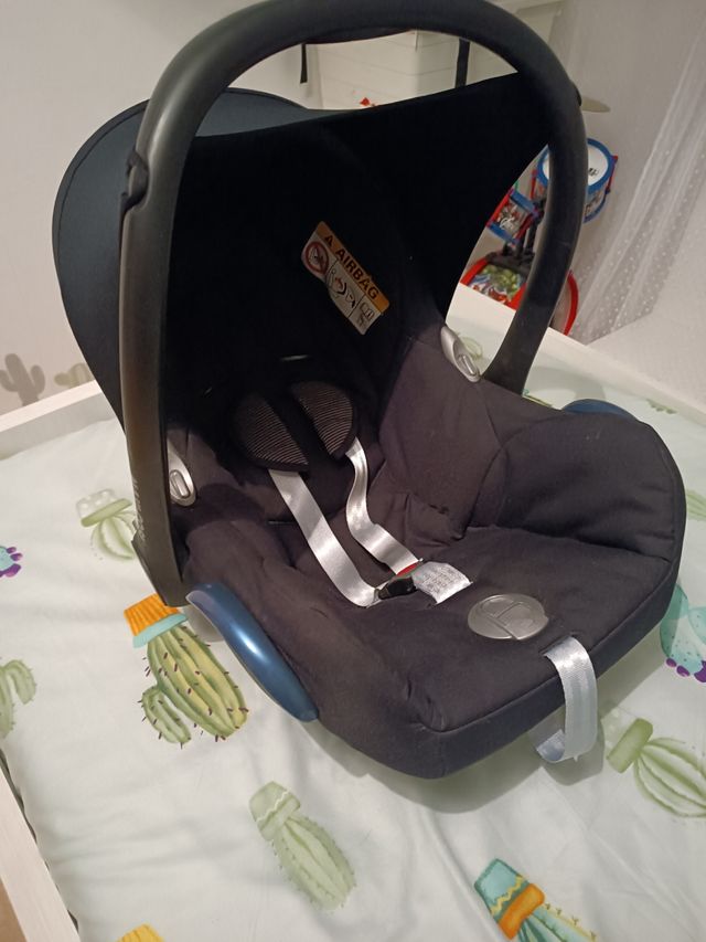 Lote carro silla bebe I candy Strawberry+Maxi Cosi