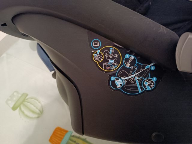 Lote carro silla bebe I candy Strawberry+Maxi Cosi