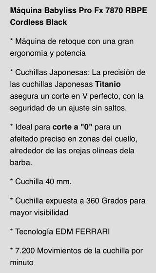 New Máquina Babyliss Fx7870IBPE Cordless Chamaleon