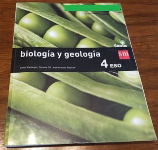 Libro de BIOLOGÍA Y GEOLOGÍA de 4º de la ESO