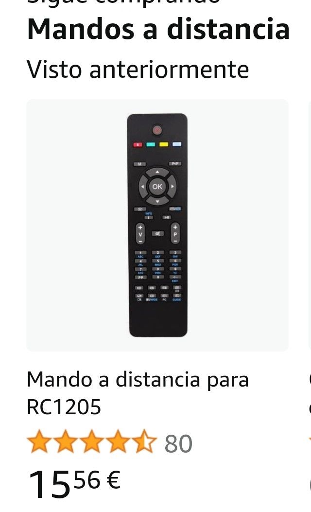 Mando a distancia universal RC1205