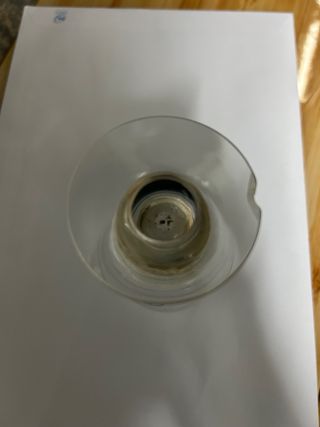 Botella RICARD antigua y 3 Copas. Años 50-60.