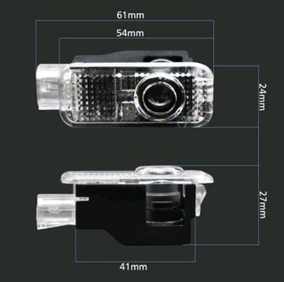 Pack de 2 Uds. proyector LED con logo Quattro,Audi