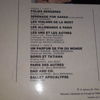 2xLP Les Uns et Les Autres O.S.T (1981)