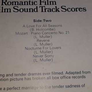 LP LOVE STORY O.S.T. (1971)