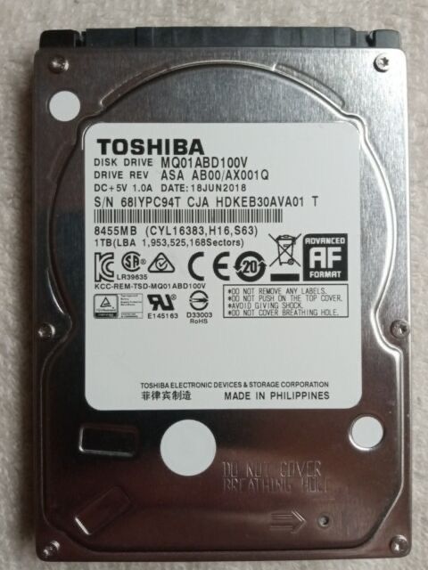 Disco rigido da 1 TB