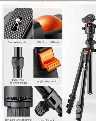 Trípode de aluminio para cámara