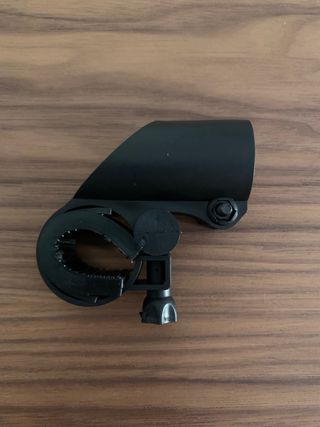 Soporte linterna bicicleta.
