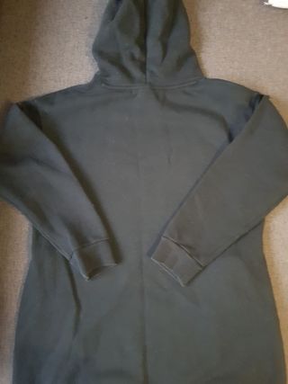 Sudadera larga Puma talla S negra con bolsillos