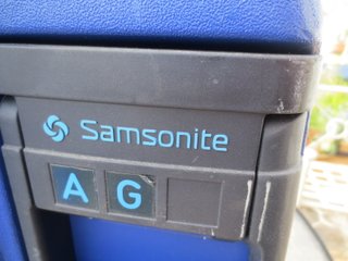 Maleta grande azul Samsonite