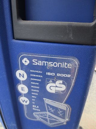 Maleta grande azul Samsonite