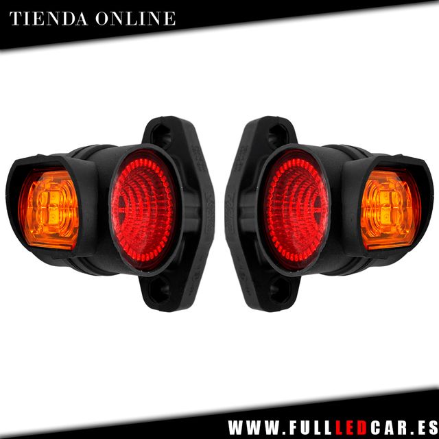 GALIBOS LED CORTOS TRASEROS TRES COLORES 12V 24V