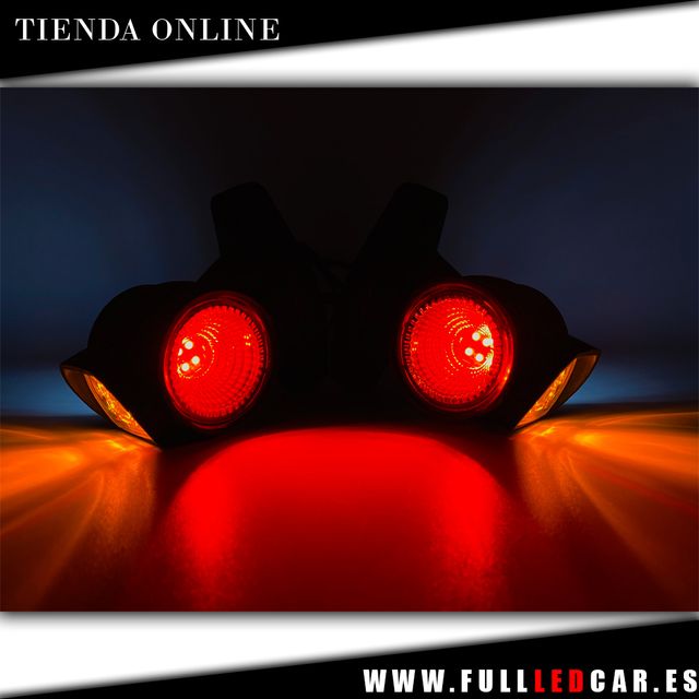 GALIBOS LED CORTOS TRASEROS TRES COLORES 12V 24V