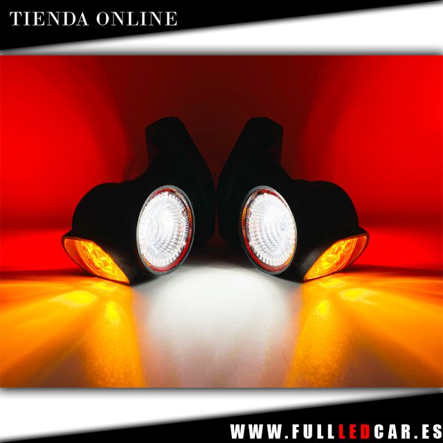 GALIBOS LED CORTOS TRASEROS TRES COLORES 12V 24V