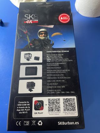 camara deportiva SK8 4k