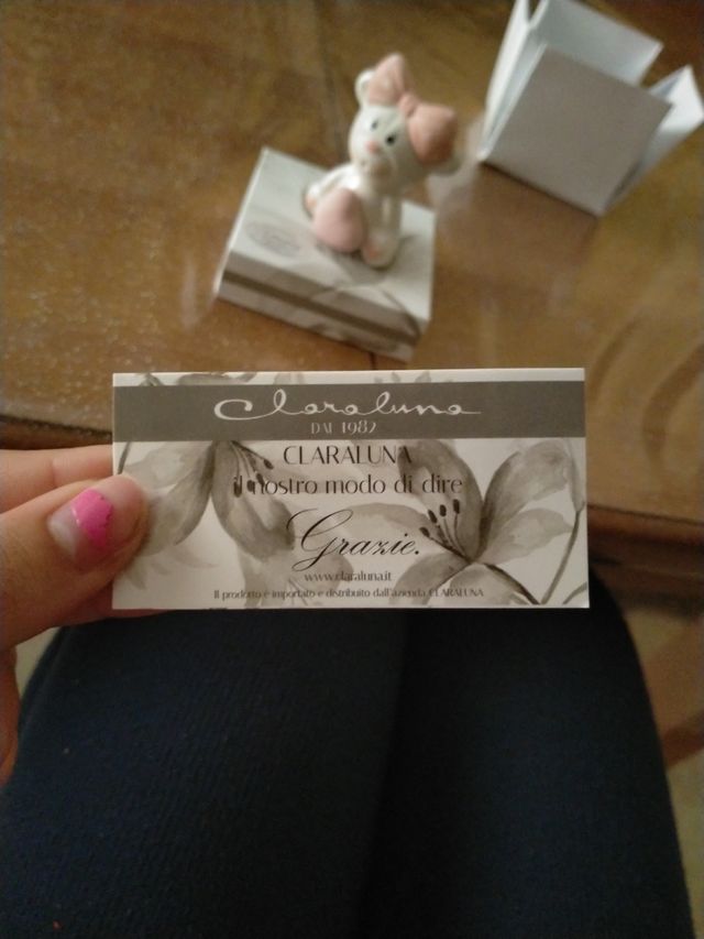 Orsacchiotto in ceramica Claraluna